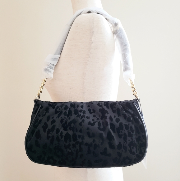 Calvin Klein Animal Print Nylon Demi Shoulder Bag - Picture 2 of 6